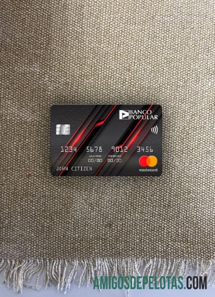 Portugal Banco Popular Banco Mastercard Photolook Frente amostra